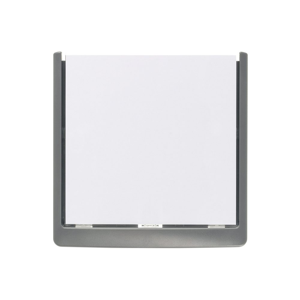 DURABLE Türschild Kunststoff Silber 14,9 x 14,85 cm
