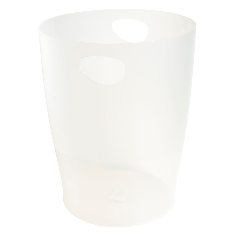 Exacompta Abfalleimer Classic PP (Polypropylen) Weiss 26,3 x 26,3 x 33,5 cm