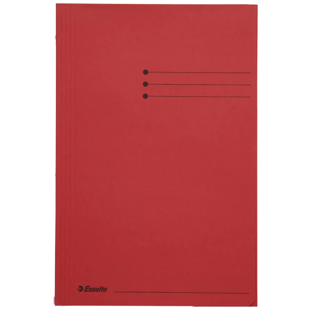 Leitz Aktenmappe 1032315 Folio Rot Karton 50 Stück