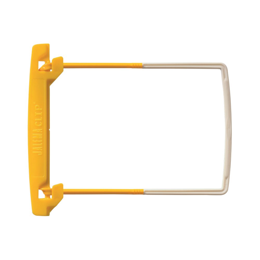Djois JalemaClip Archiv-Clips Gelb, Weiss Kunststoff 20 x 6,5 cm 100 Stück