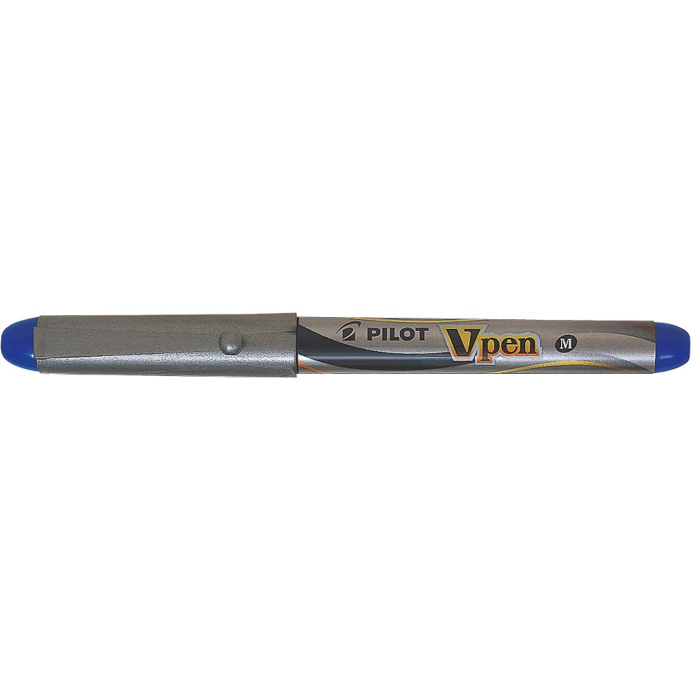Pilot V-Pen silver Füller 0.5 mm Blau