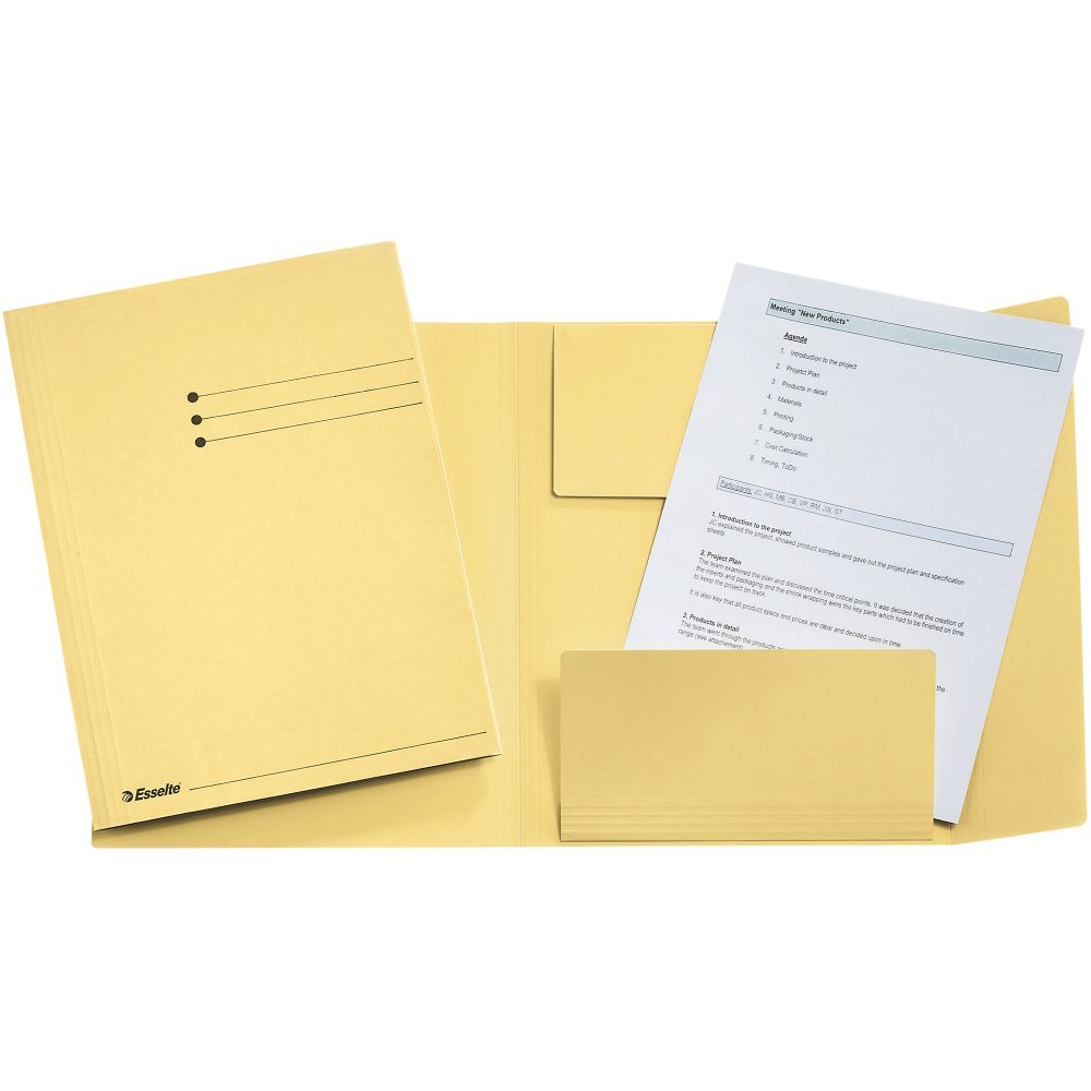 Esselte Dokumentenmappe 1033306 DIN A4 Karton 50 Stück