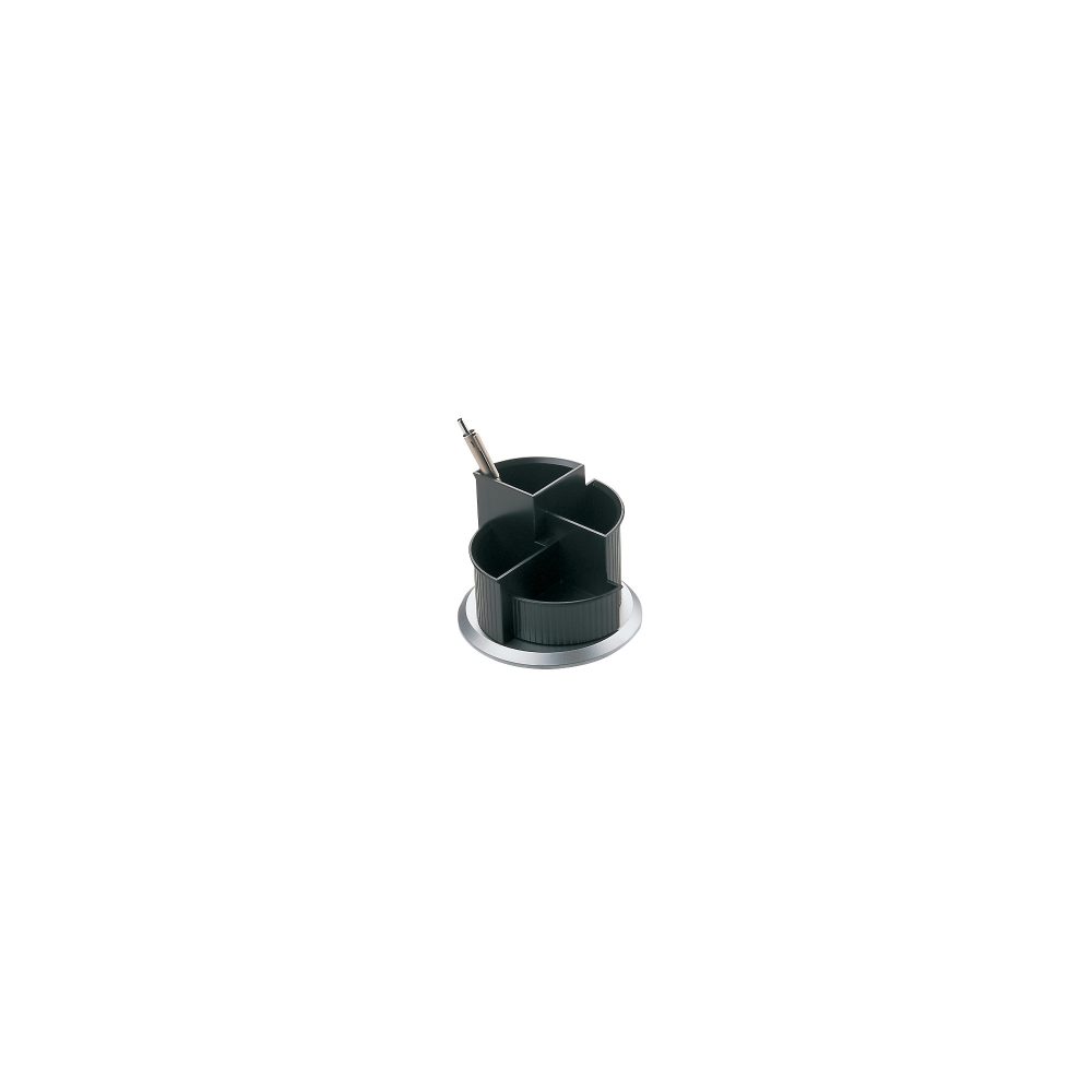 HELIT Stiftek&ouml;cher 150x112mm H6220599 schwarz/silber