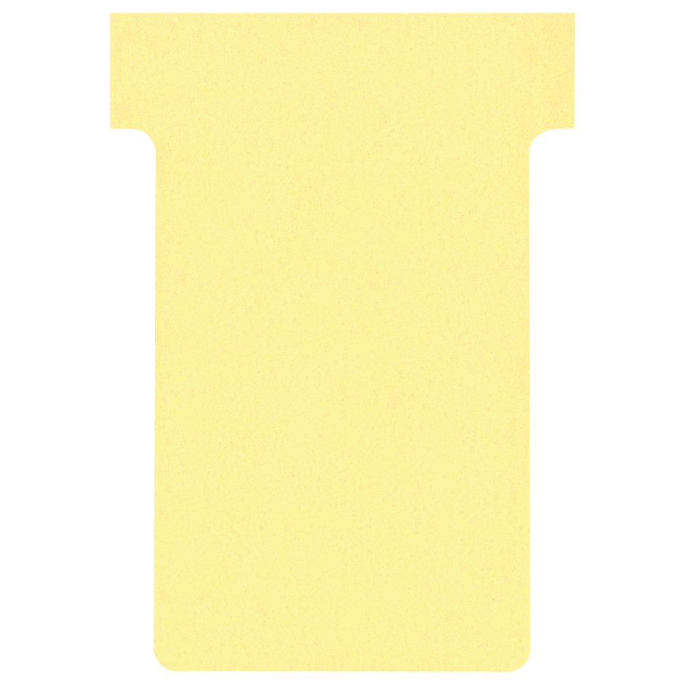 Nobo T-Steckkarten 2002004 Gelb 6 x 8,5 cm