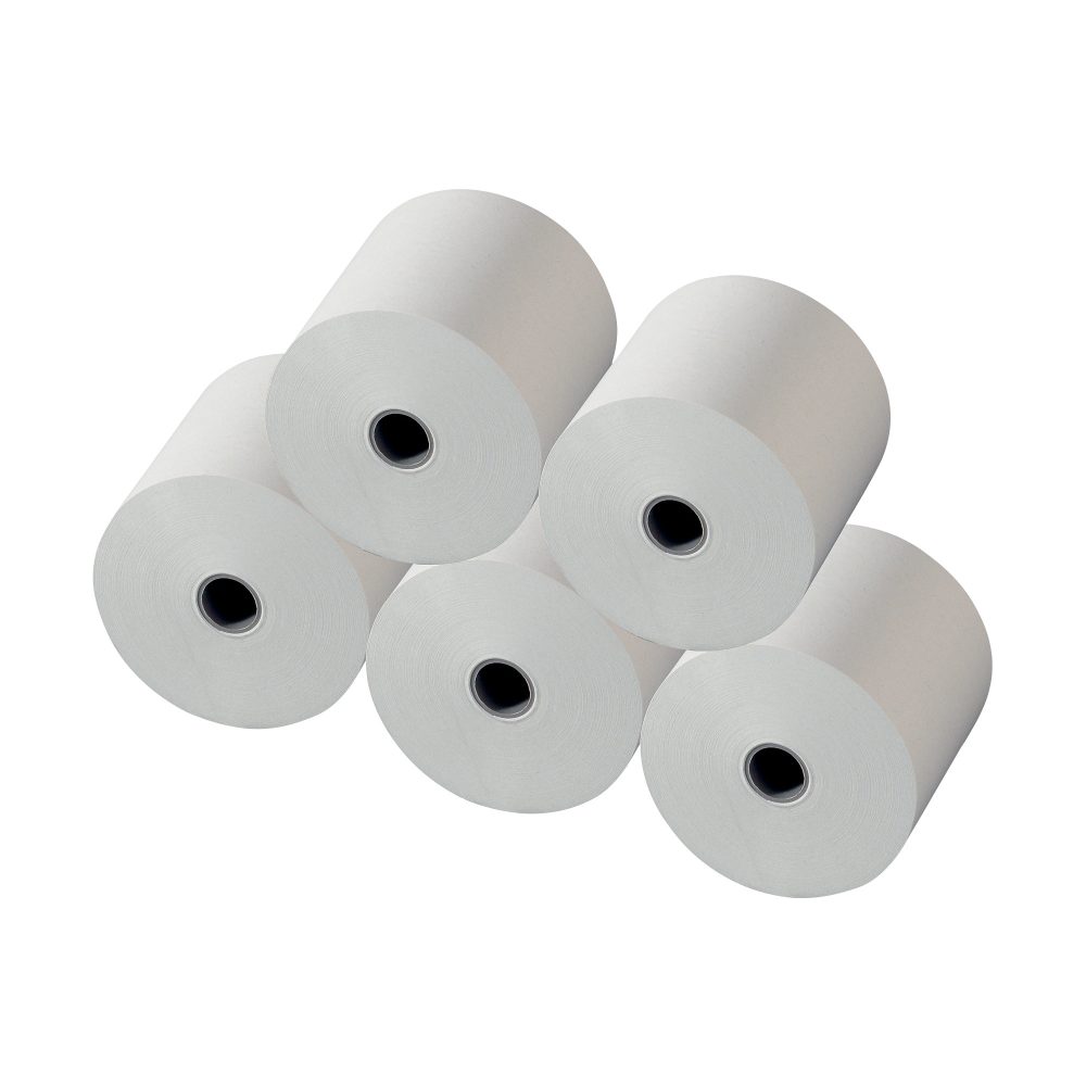Niceday Recycling Additionsrollen 7557-3705 55 g/m² 57 mm x 40 m x 12 mm Hellgrau 5 Rollen