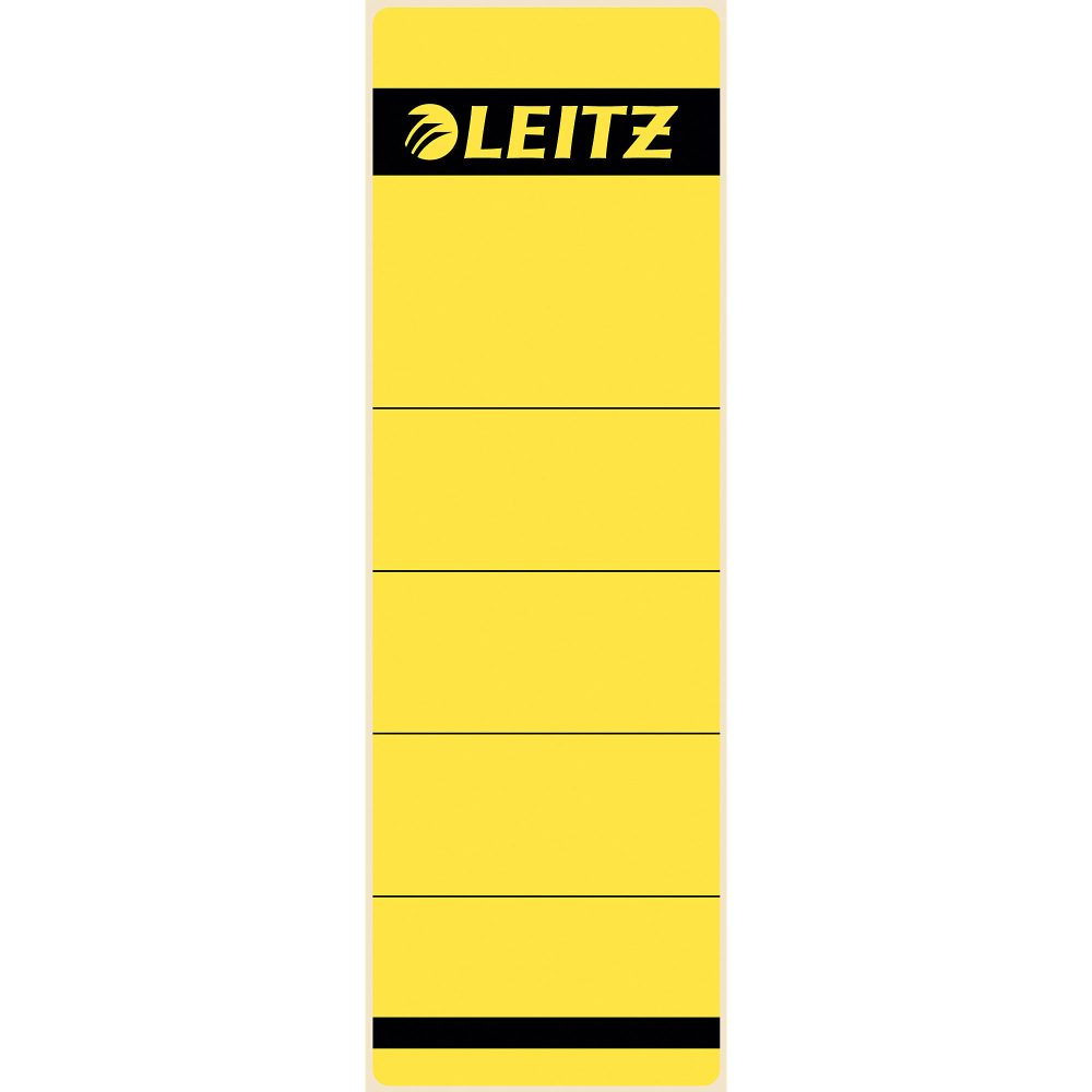 Leitz Selbstklebende Rückenschilder 1642-00-15 Gelb 61,5 x 192 mm 10 Stück