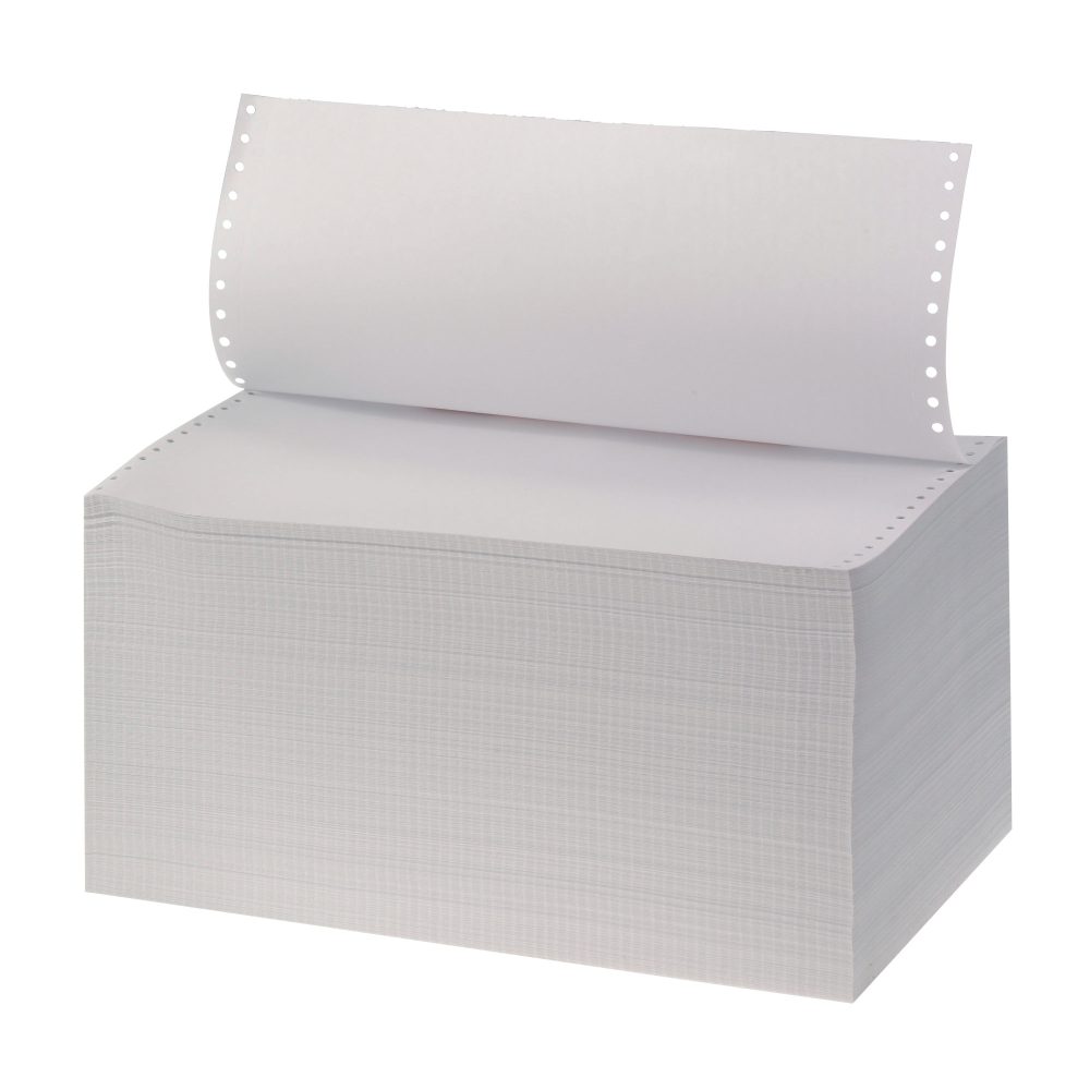 Niceday Computer-Endlospapier DIN A4+ 60 g/m² Längsperforation, 1-fach 330 mm x ca. 203 mm (8