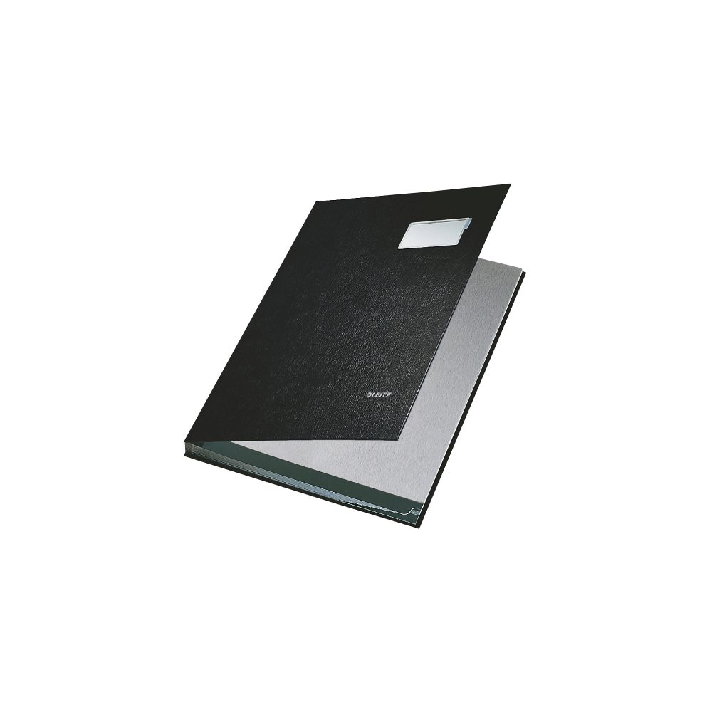 LEITZ Unterschriftsmappen 57010095 schwarz 10 F&auml;cher