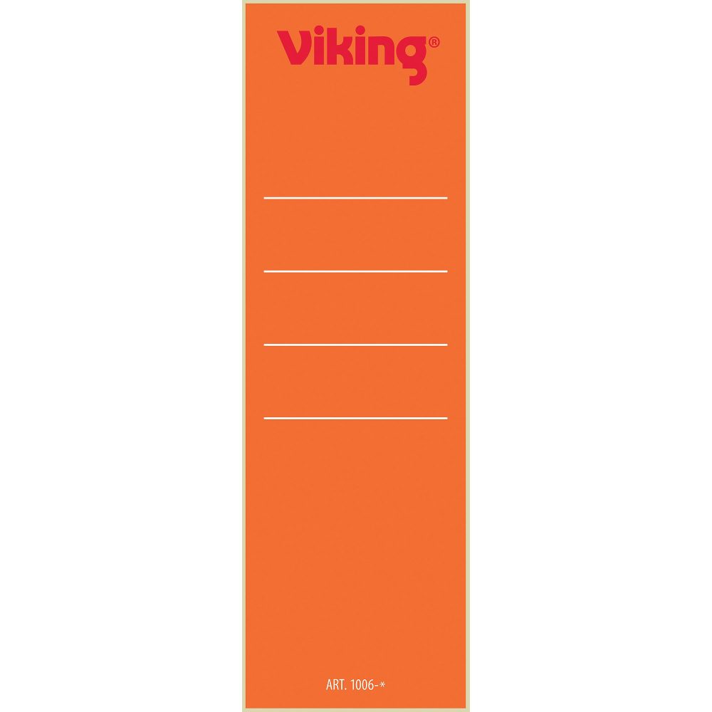 Viking Rückenschilder 60 x 90 mm Rot 10 Stück