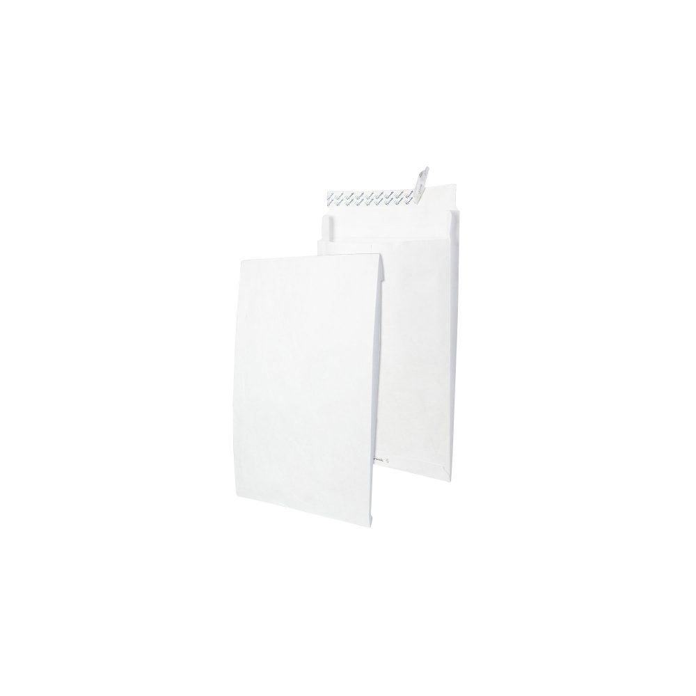 Tyvek Versandtaschen B4 55 g/m² Weiß Ohne Fenster Abziehstreifen 250 x 353 mm 100 Stück