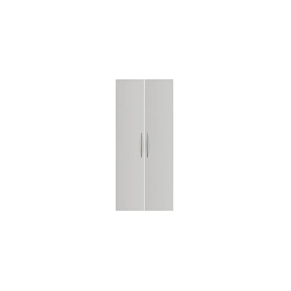 Hammerbacher Schranktüren Matrix Silber 790 x 16 x 1.840 mm