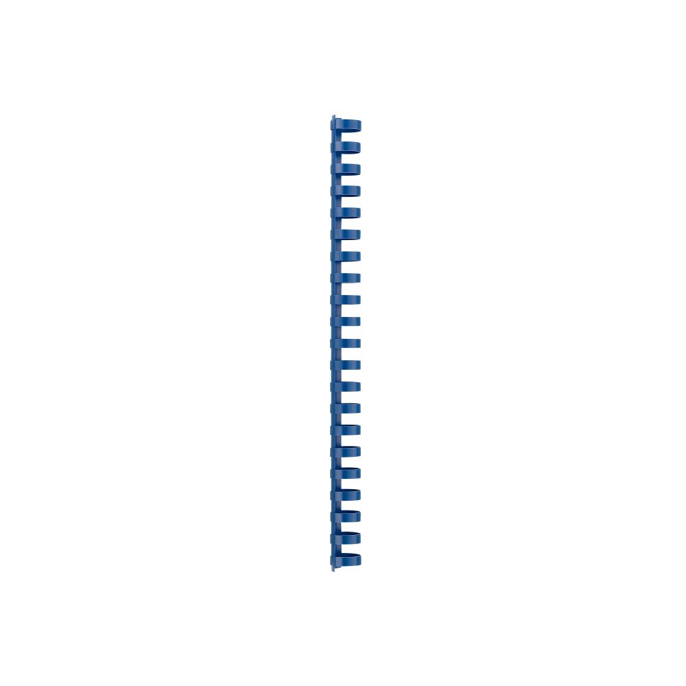 GBC Polyvinylchlorid Plastikbinderücken Blau 19.0 mm 165 Blatt DIN A4 100 Stück