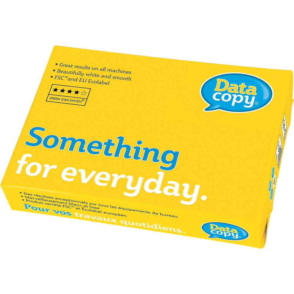 Data Copy Everyday DIN A4 Druckerpapier 80 g/m² Matt Weiß 500 Blatt