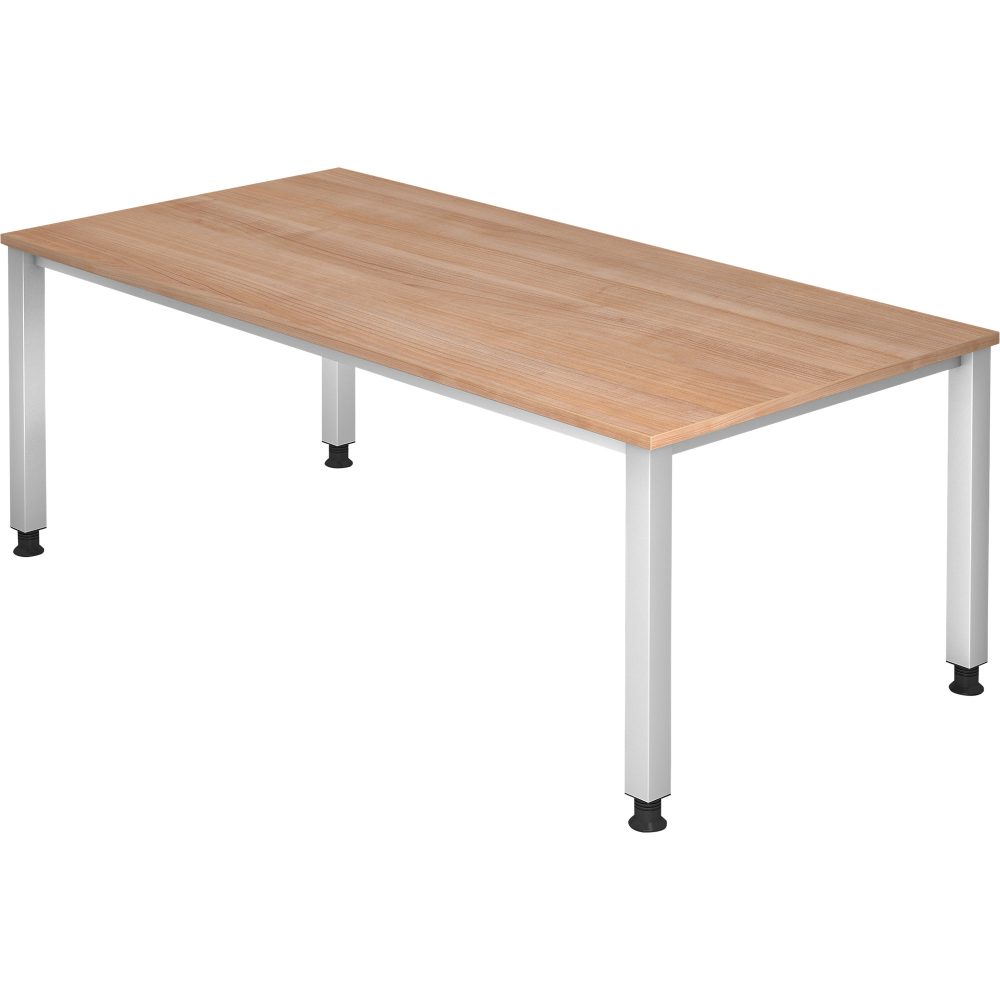 Hammerbacher Schreibtisch Q Serie Walnuss 1.000 x 685 mm