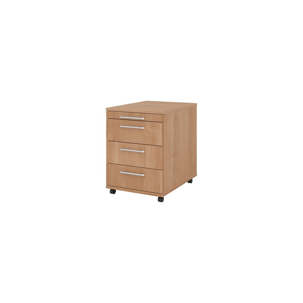 Hammerbacher Rollcontainer 1606/N Nussbaum 428 x 580 x 590 mm