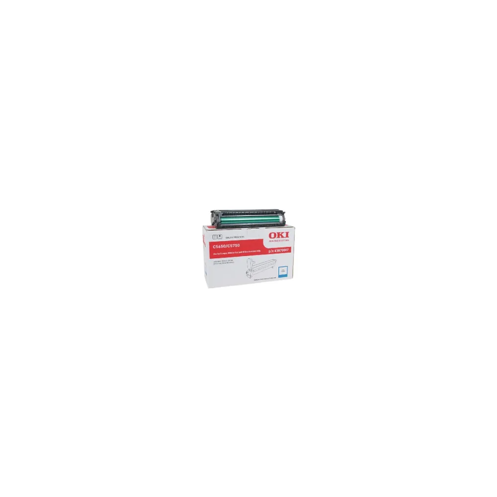 OKI -  Drum cyan 43870007 C5650/5750 20'000 Seiten, Schwarz, One Size