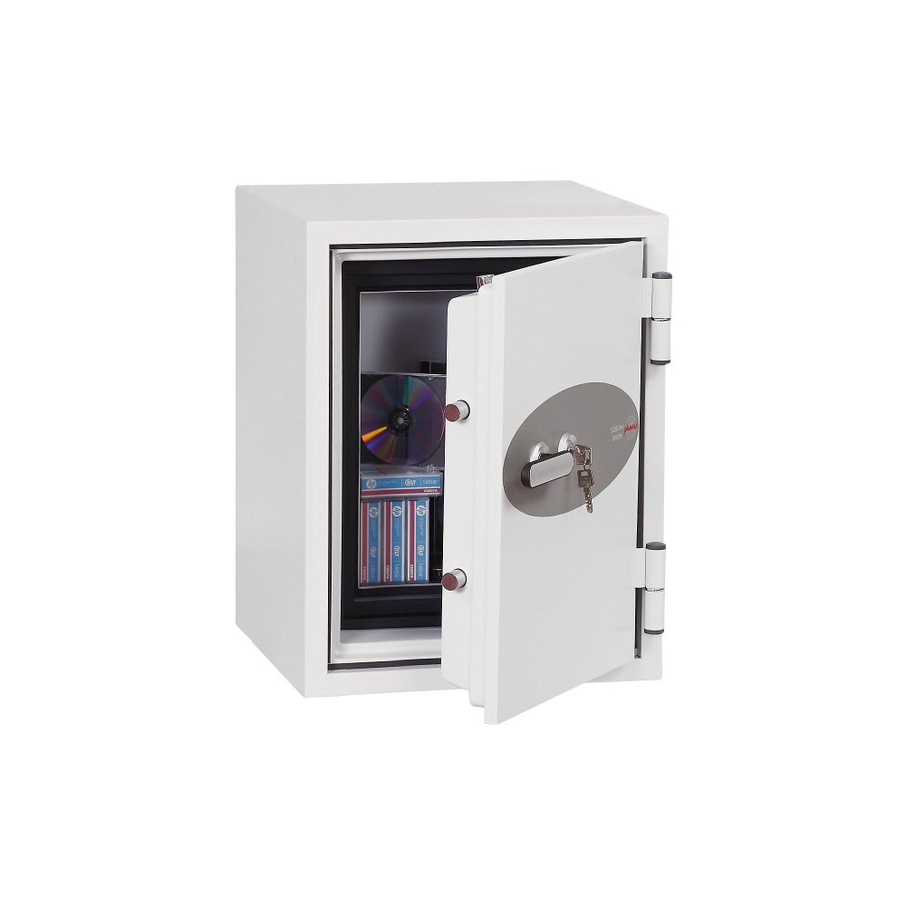 Phoenix Grösse 2 Datenschutztresor Schlüsselverriegelung 18L Datacare DS2001K 600 x 470 x 470mm Weiss