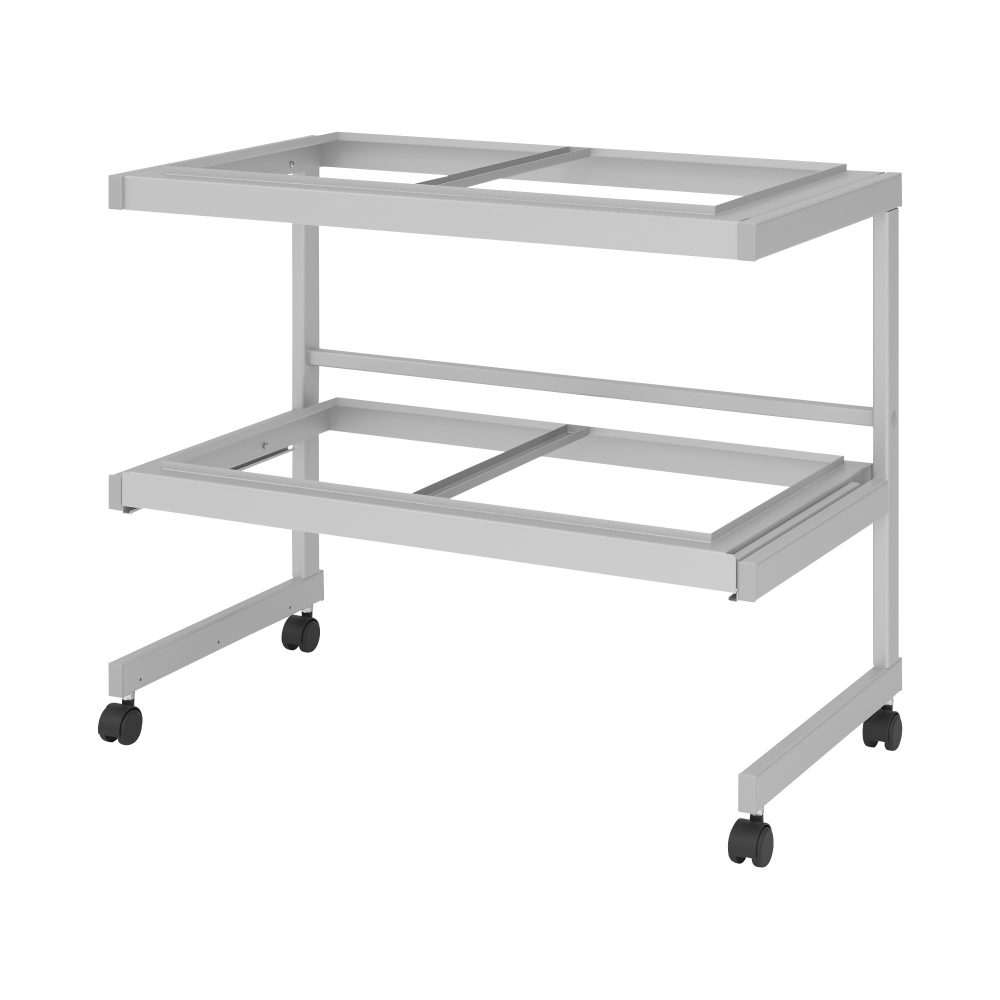 Hammerbacher Hängemappenwagen Mit 2 Hängeregistern Grau 810 x 430 x 670 mm