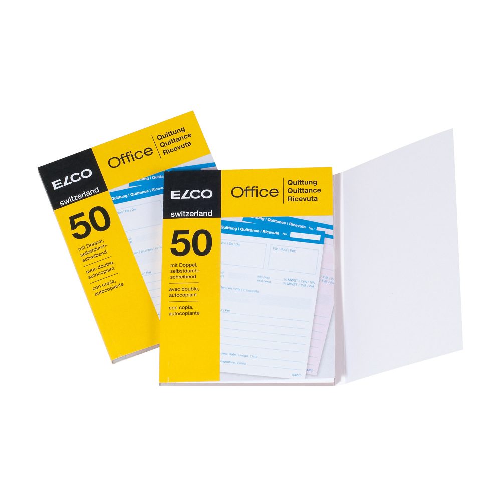 Elco Quittungsblock DIN A6 50 Blatt