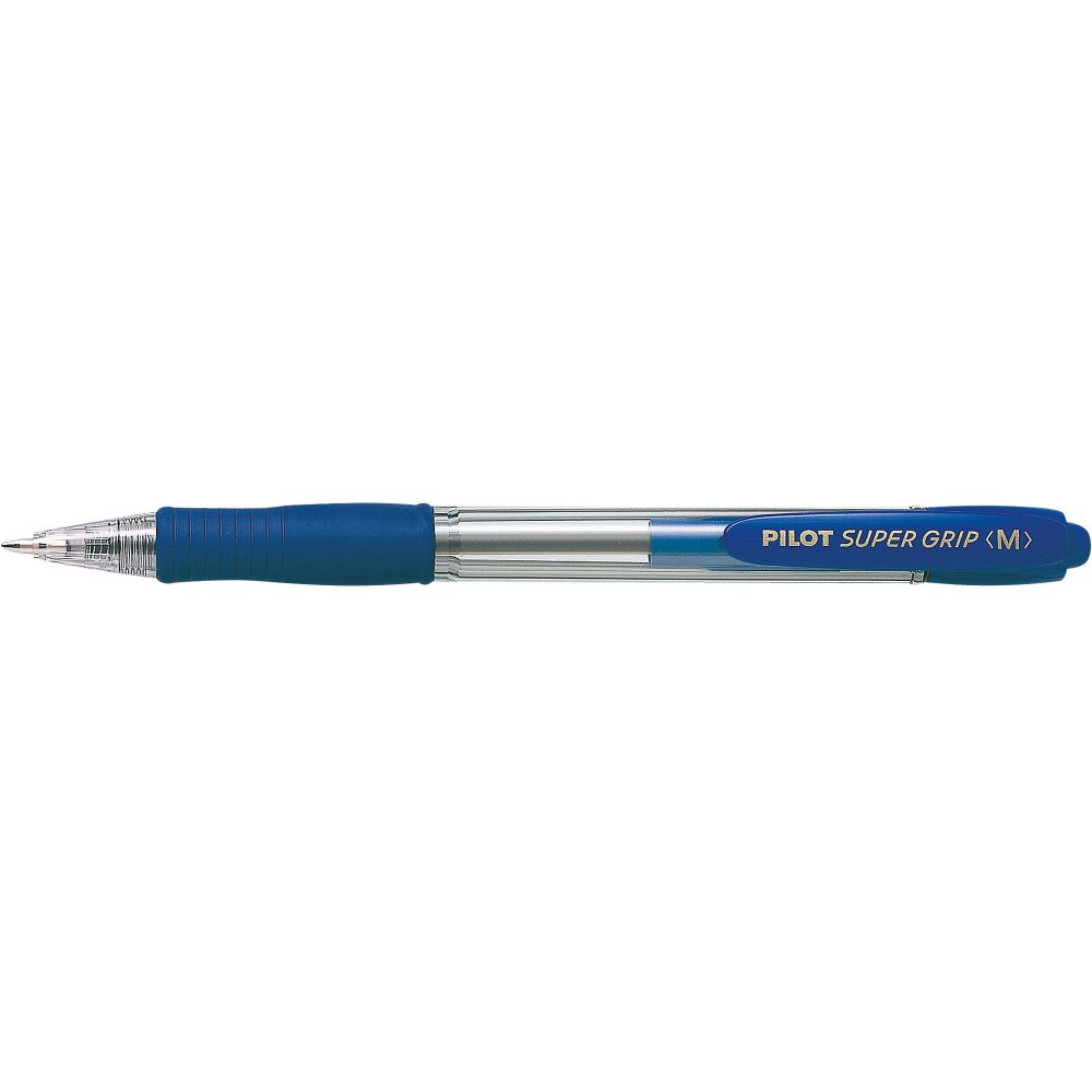Pilot Super Grip Kugelschreiber Blau Mittel 0.3 mm Nachfüllbar