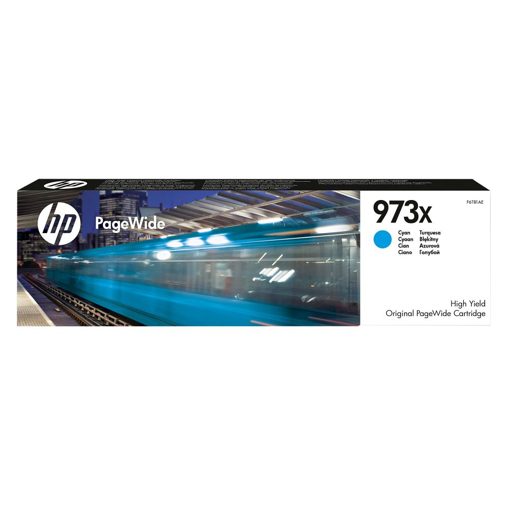HP PW-Cartridge 973X cyan F6T81AE PageWide Pro 452/477 7000 S.