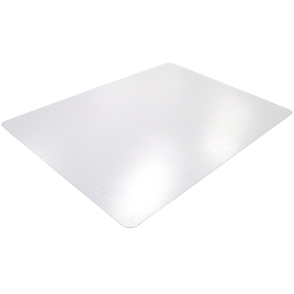Office Depot rechteckige Stuhlmatte harter Boden Polycarbonat 130 x 120cm Transparent