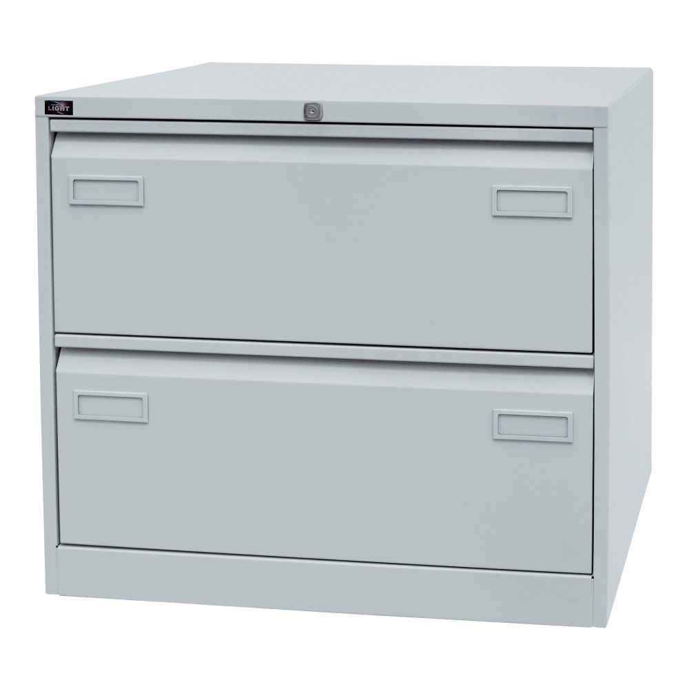 Bisley Light Hängeregistraturschrank Economy 2 Schubladen Lichtgrau 800 x 622 x 711 mm