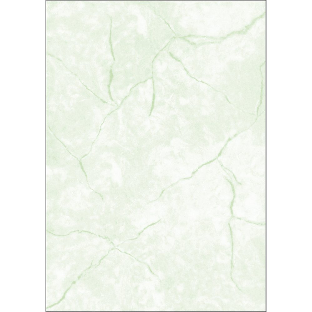 Sigel DIN A4 Farbiges Papier Granit Grün 90 g/m² Matt 100 Blatt