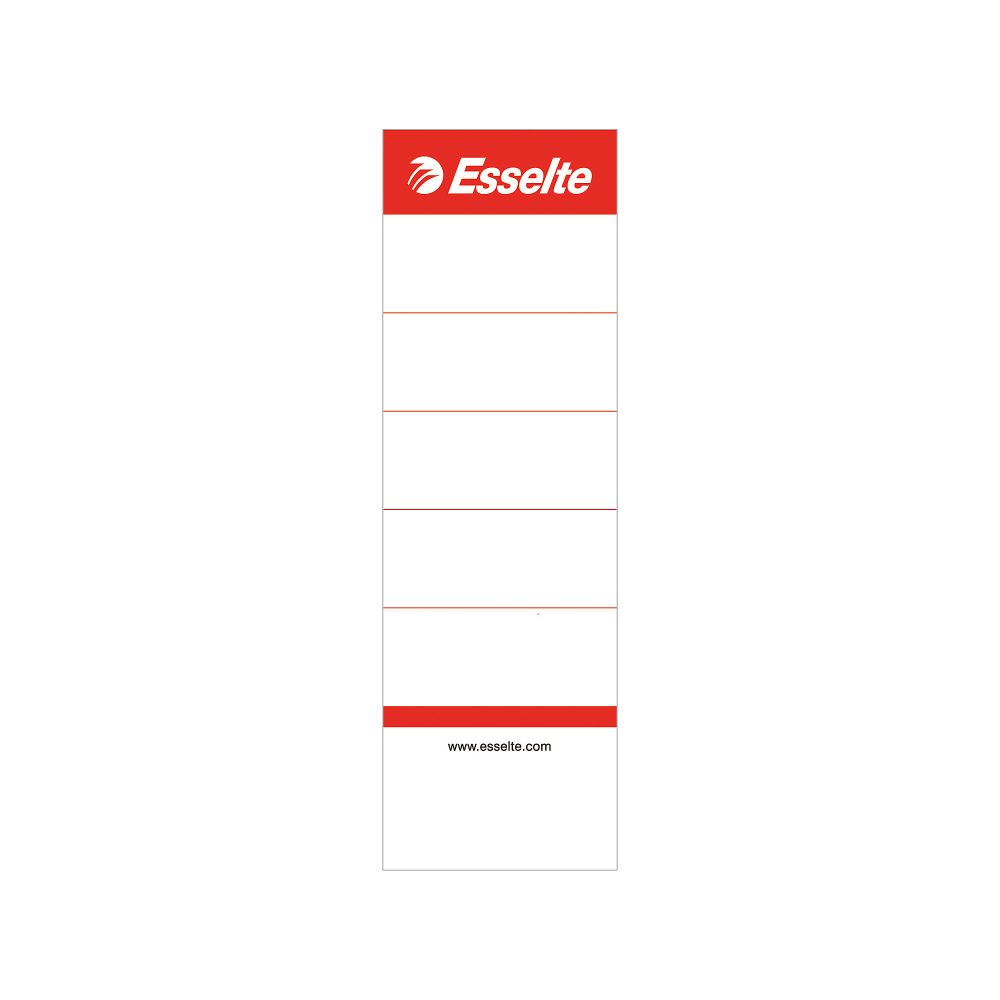 Esselte Ordneretiketten 50 x 158 mm Weiß 100 Stück