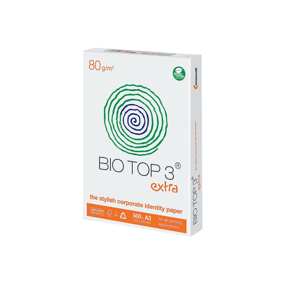 MONDI Kopierpapier Biotop A3 88008659 80g, weiss 500 Blatt