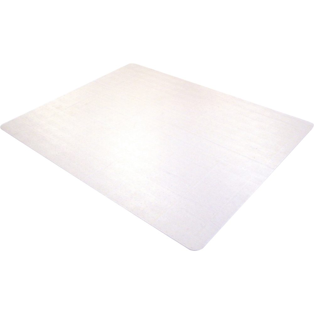 Office Depot rechteckige Stuhlmatte Teppichboden Polycarbonat 120 x 90cm Transparent
