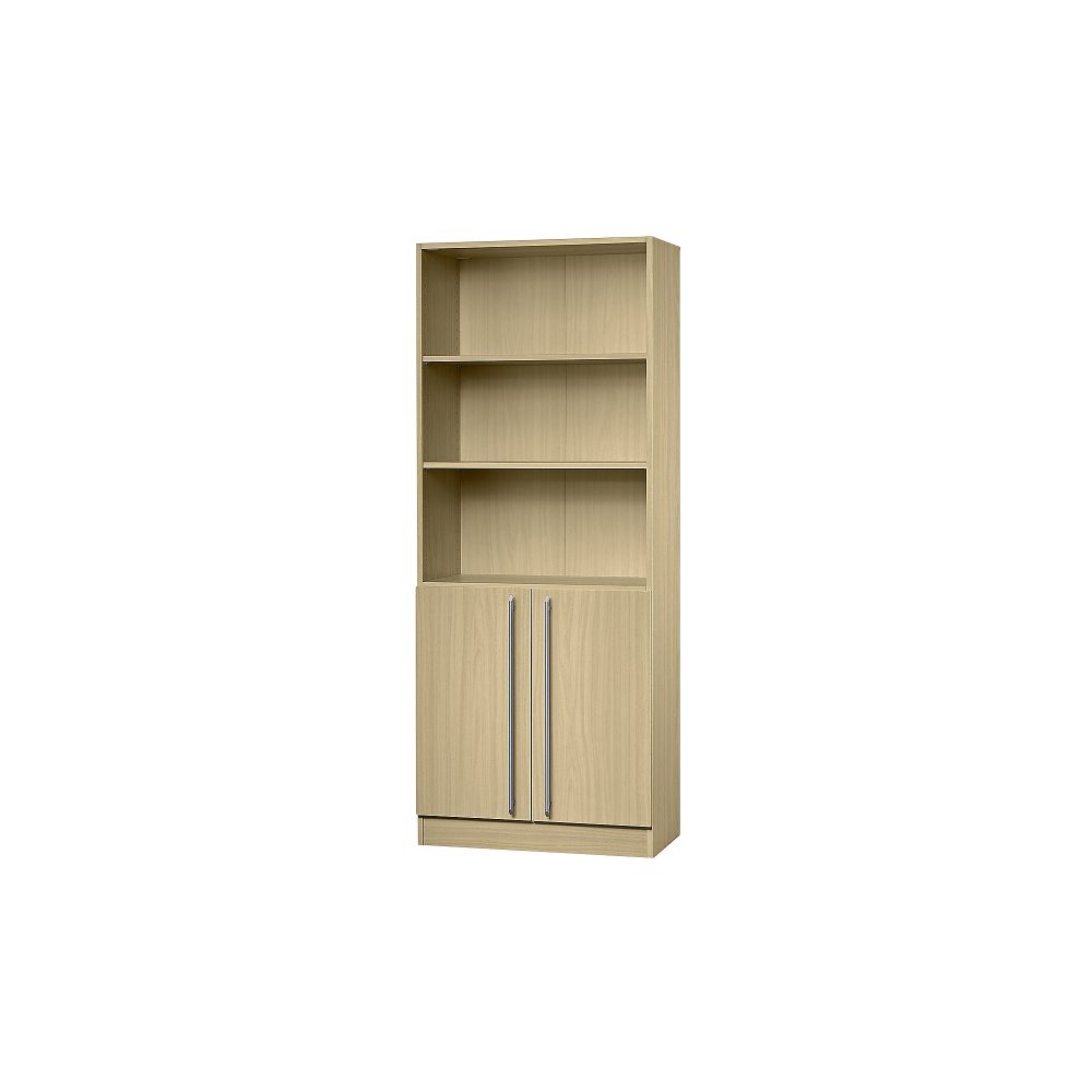 Hammerbacher Regalschrank Melaminharzbeschichtete Spanplatte Matrix Ahorn 800 x 420 x 2.004 mm