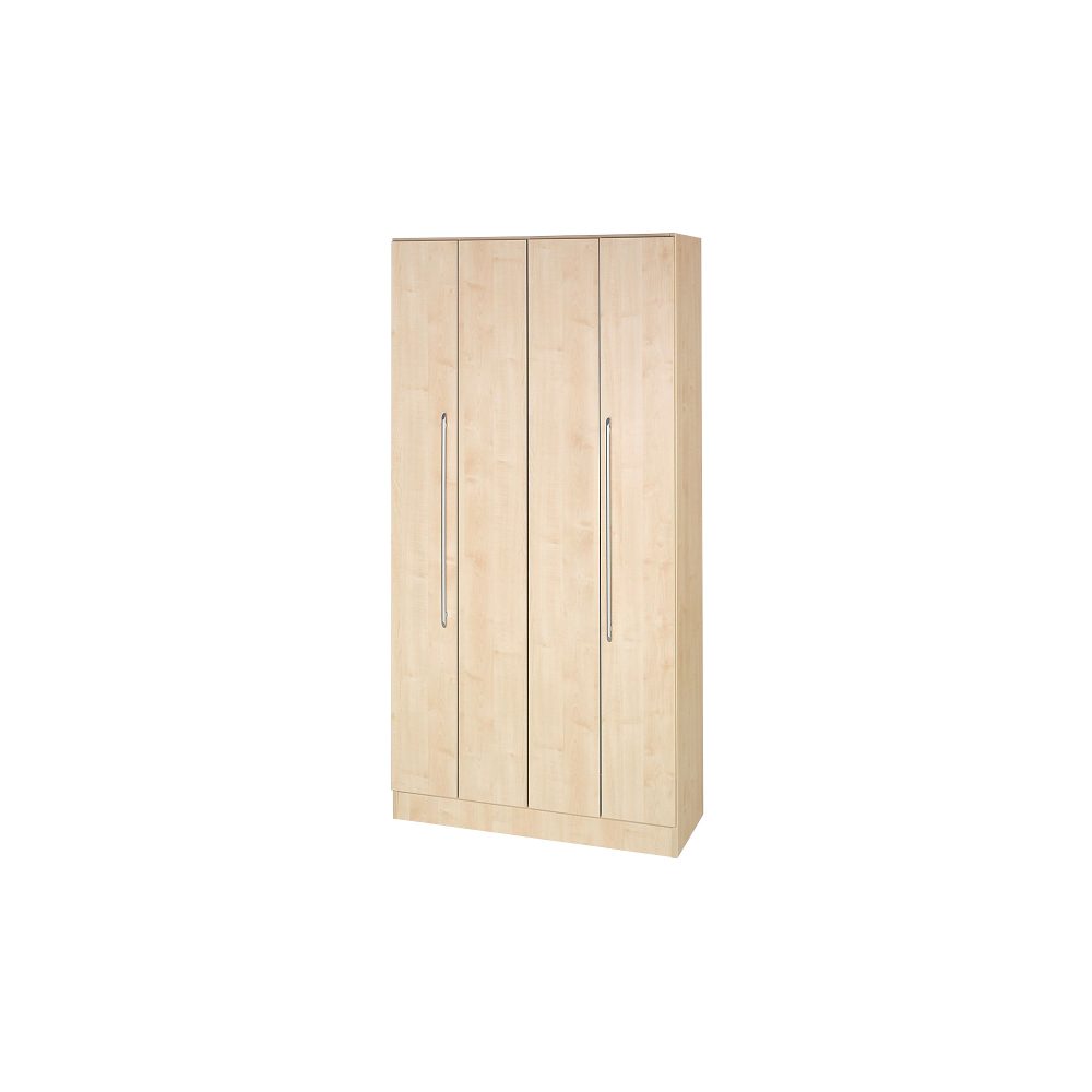 Hammerbacher Falttürenschrank SolidPlus Ahorn 1.000 x 420 x 2.004 mm