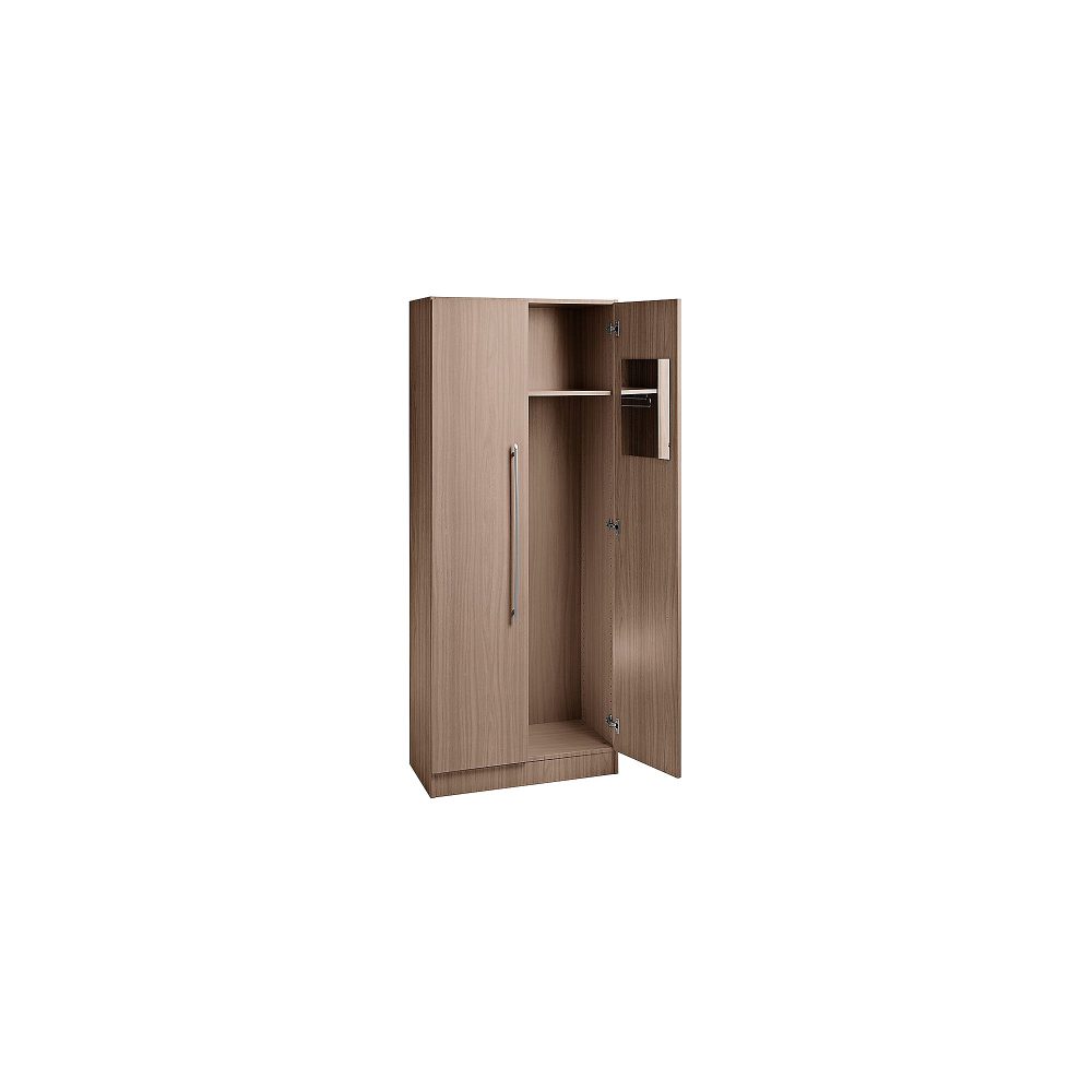 Hammerbacher Garderobenschrank Matrix Walnuss 800 x 420 x 2.004 mm