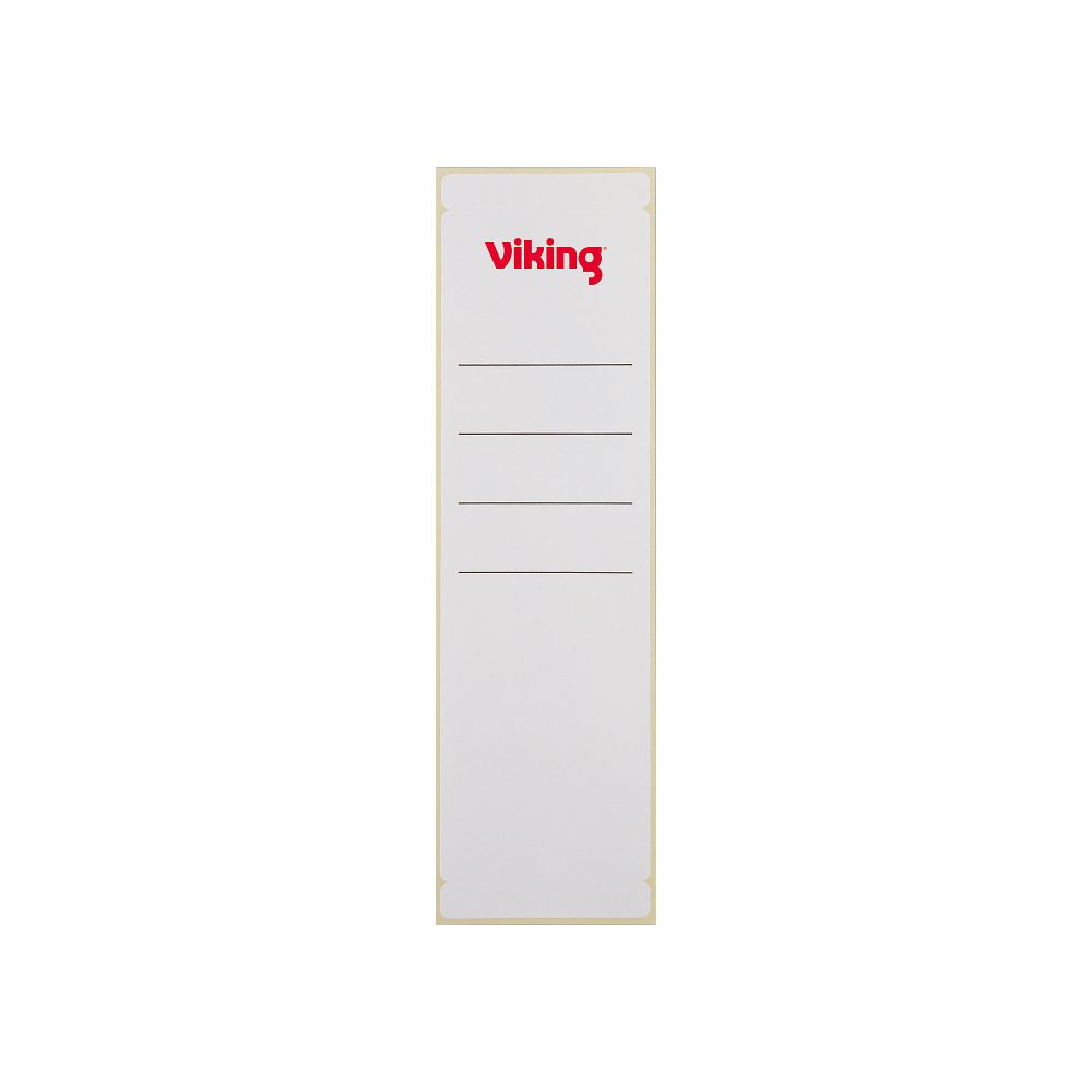 Office Depot Rückenschilder 60 x 192 mm Weiß 10 Stück