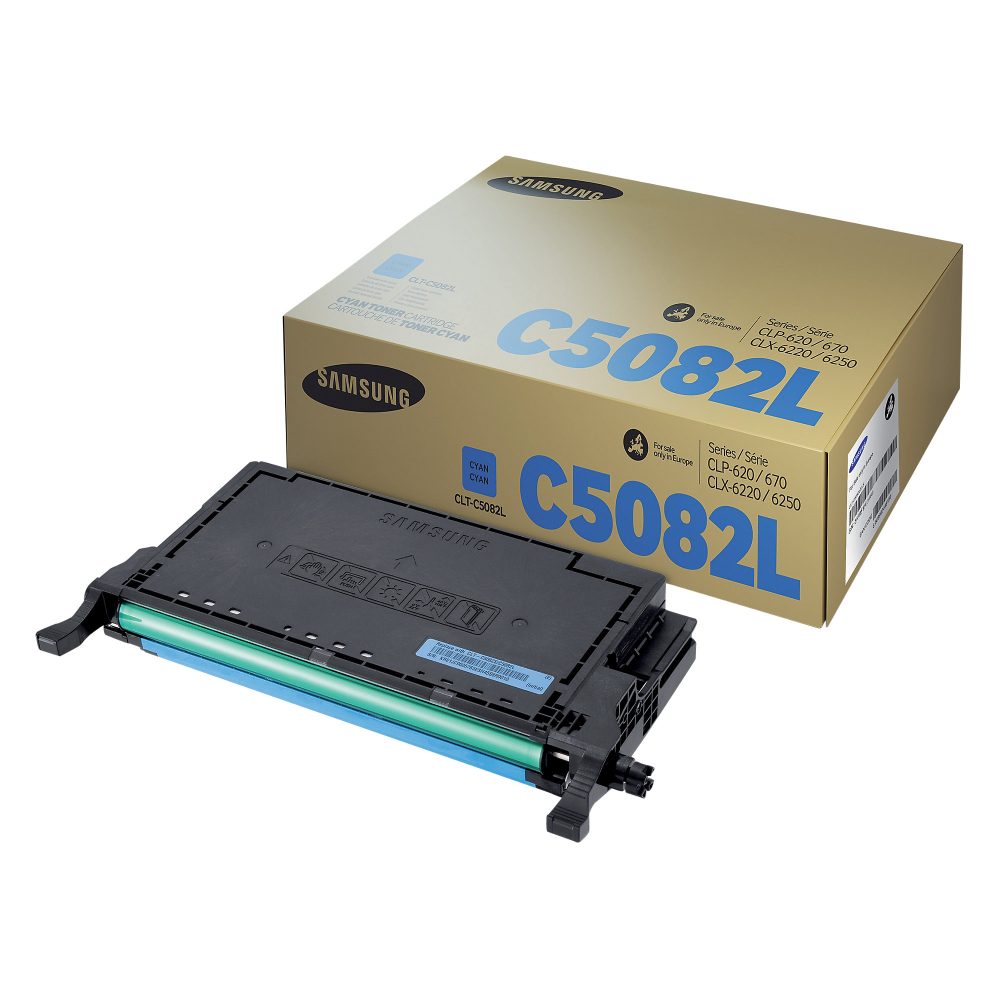 Samsung CLT-C5082L Cyan Tonerkartusche mit hoher Reichweite