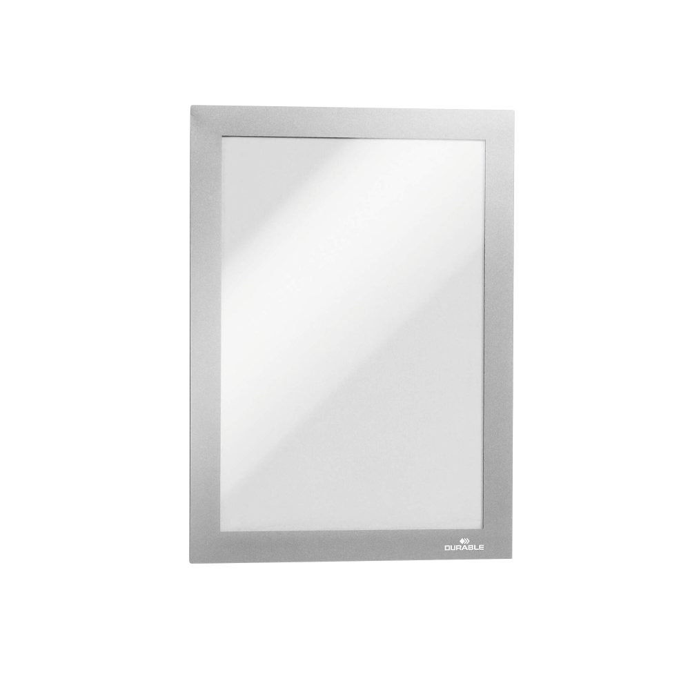 DURABLE Sichtfenster Duraframe 4871/23 silber, selbstklebend 2 Stk.