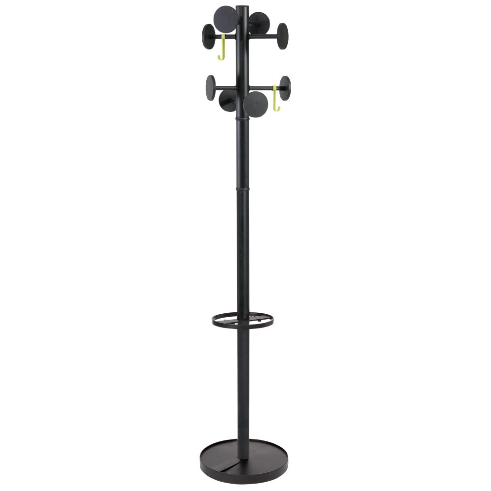 Alba Garderobenständer PMSTAN3 N 48 x 350 x 1750mm Schwarz