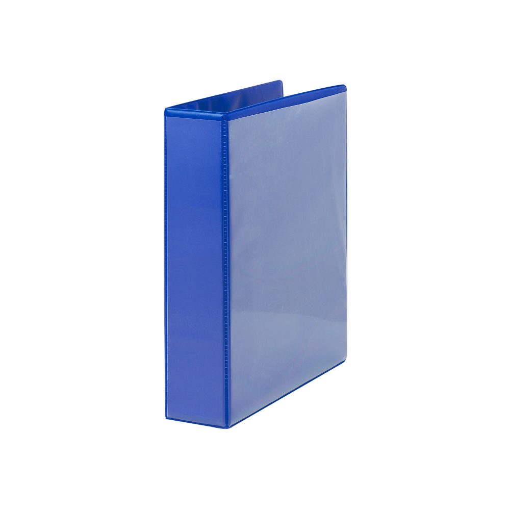Präsentations-Ringbuch 4 Ringe Polypropylen 75 mm DIN A4 Blau