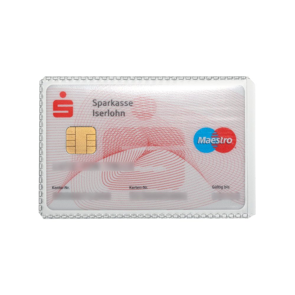 DURABLE Kreditkartenhalter Transparent PP (Polypropylen) 180 Mikron 10 Stück