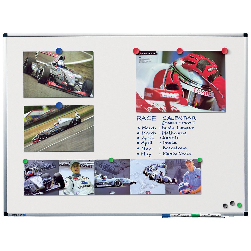 Legamaster Premium Plus Whiteboard Emaille Magnetisch 120 x 90 cm