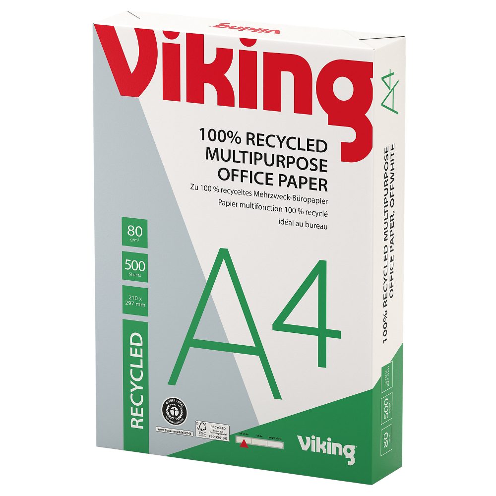 Office Depot Off-White DIN A4 Druckerpapier Recycelt 100% 80 g/m² Glatt Weiß 500 Blatt