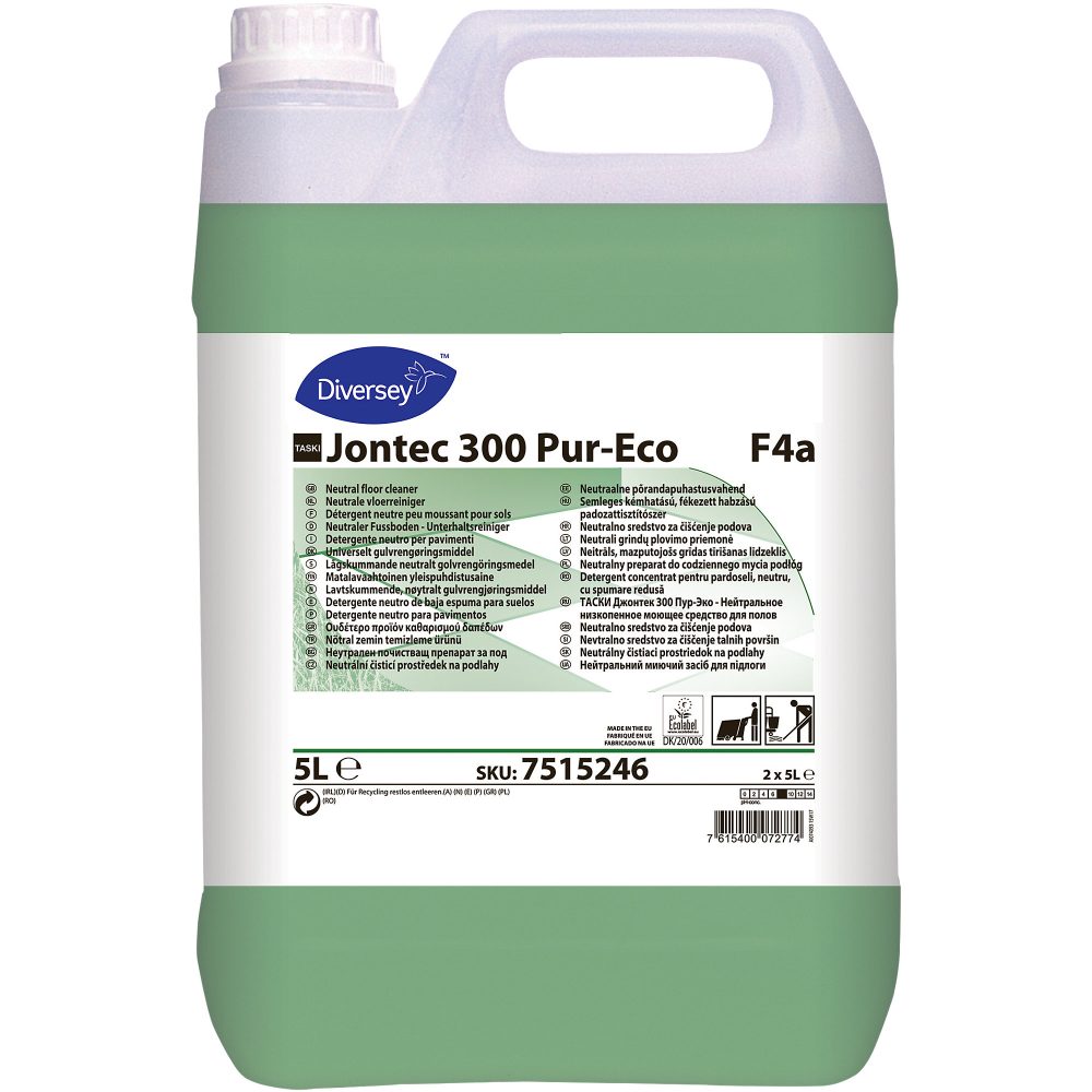 Diversey Bodenreiniger Jontec 300 Pur-Eco 2 Flaschen à 5 L
