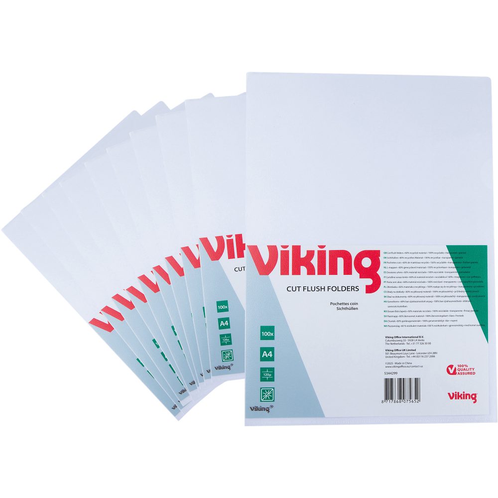 Office Depot Sichthüllen DIN A4 Polypropylen 100 Mikron Transparent 100 Stück