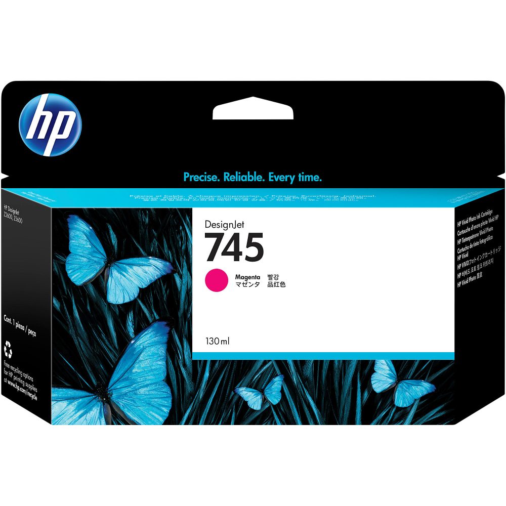HEWLETT PACKARD - HP Tintenpatrone 745 magenta F9J95A DesignJet Z5600 130ml, One Size