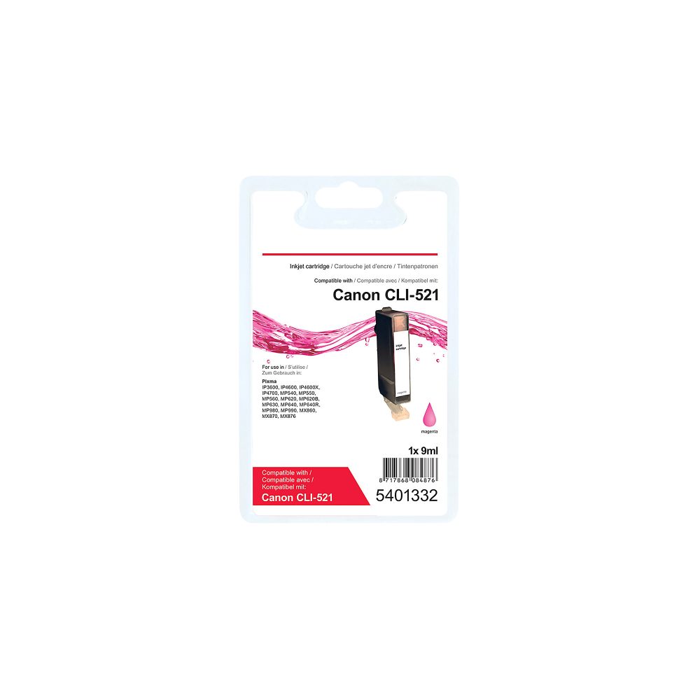 Office Depot CLI-521M Kompatibel Canon Tintenpatrone Magenta