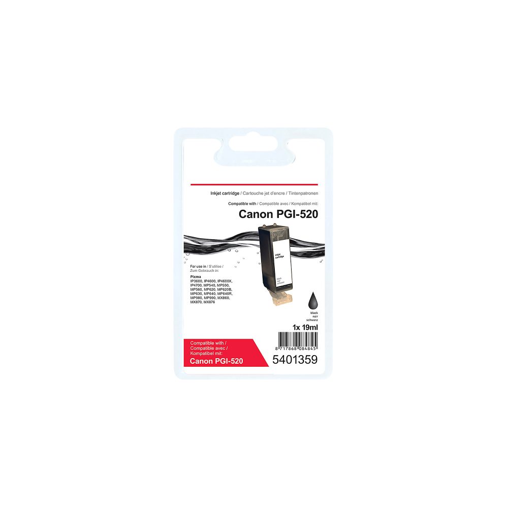 Office Depot PGI-520BK Kompatibel Canon Tintenpatrone Schwarz