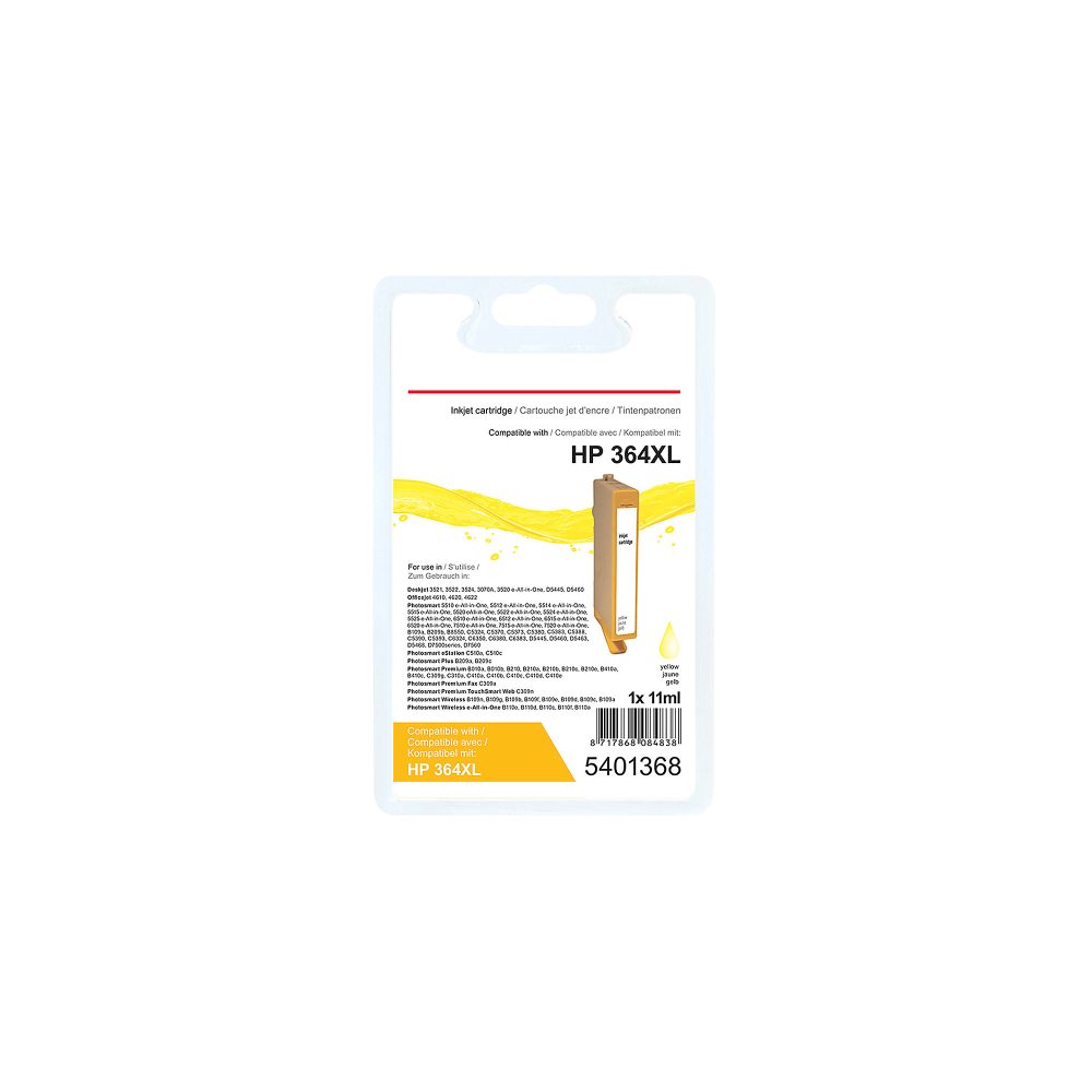 Office Depot 364XL Kompatibel HP Tintenpatrone CN687EE Gelb