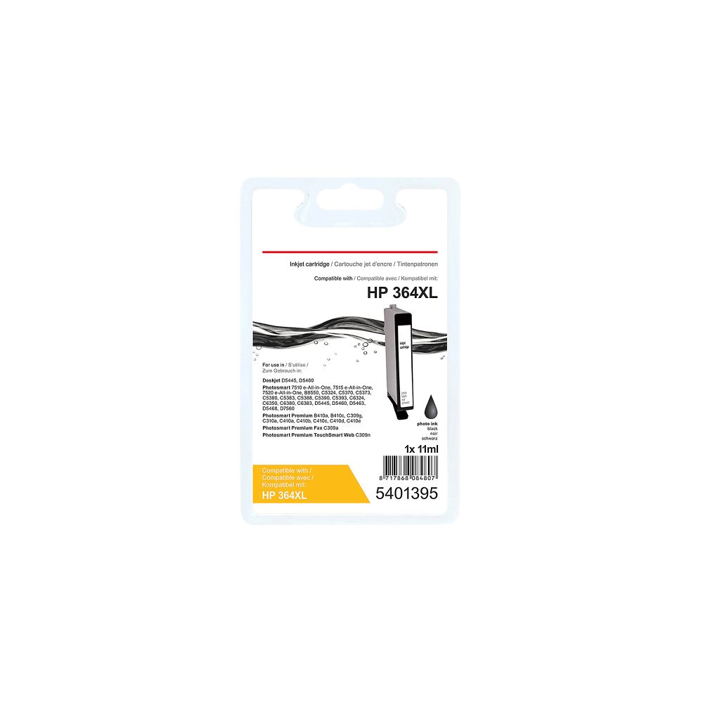Office Depot 364XL Kompatibel HP Tintenpatrone CB322EE Foto Schwarz
