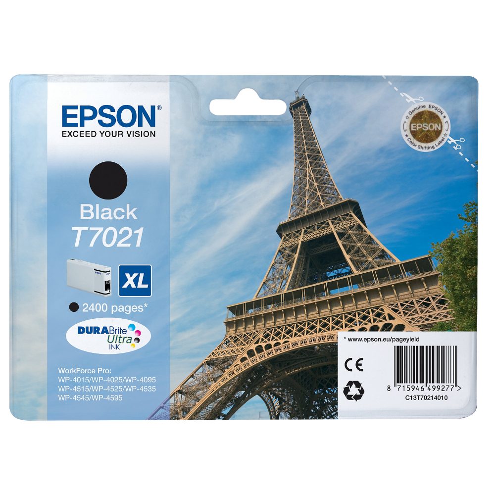 Epson T7021 Original Tintenpatrone C13T70214010 Schwarz